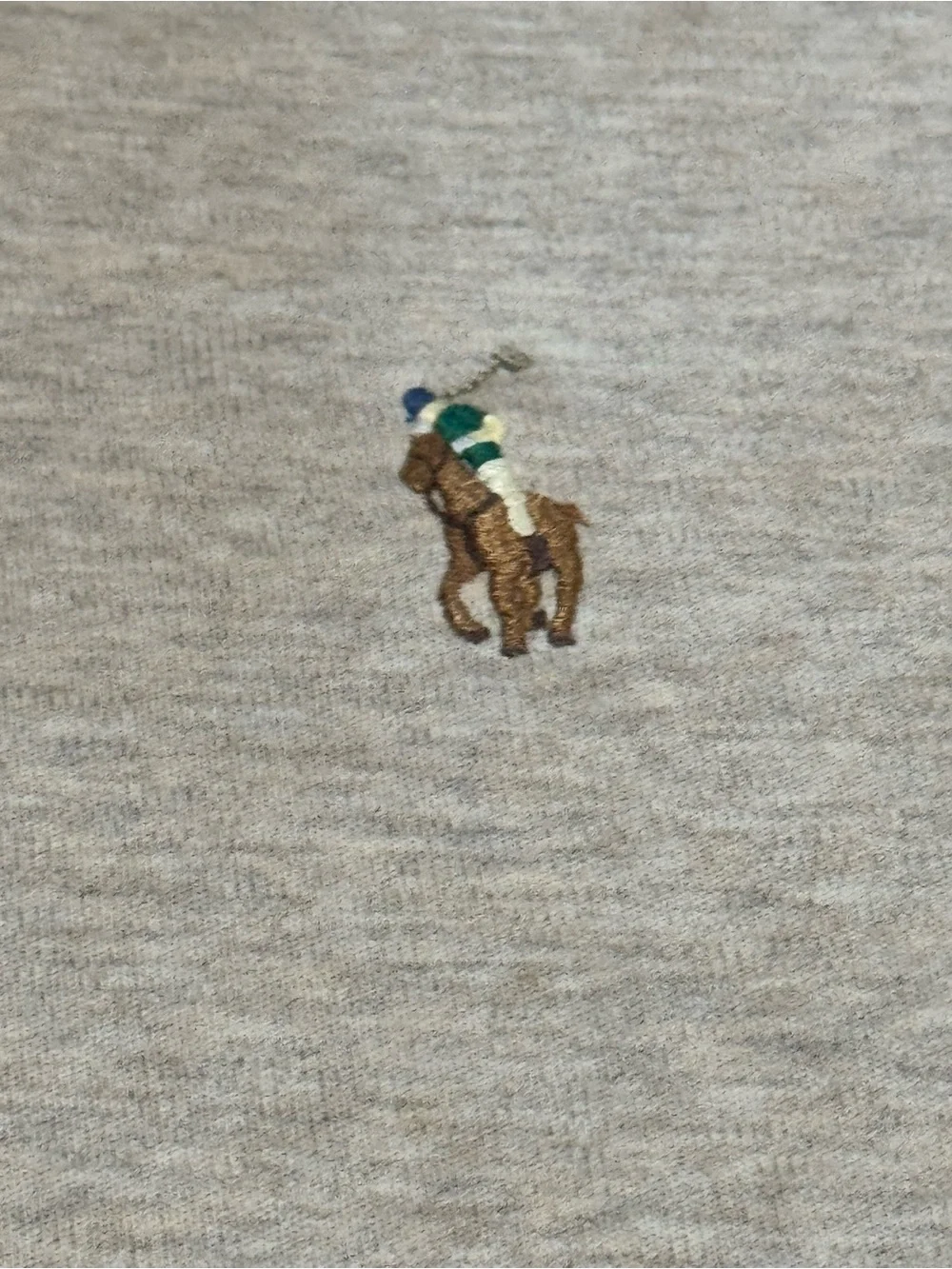 Polo Ralph Lauren Classic Fit Tan Beige Polo Shirt Men’s Large Multicolor Pony